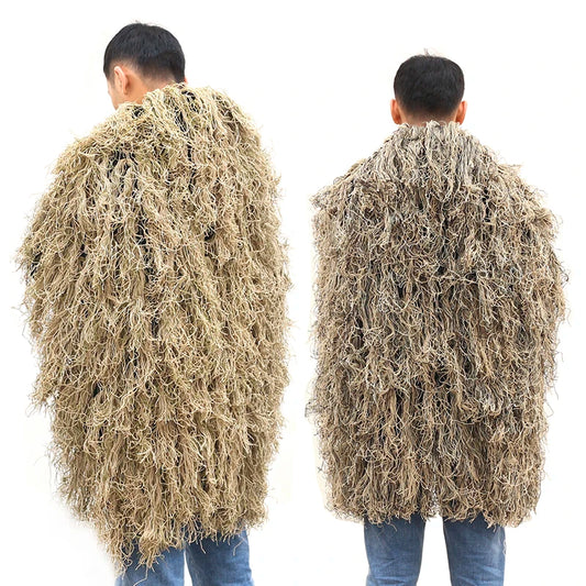 80x90cm Handmade Knitting Hunting Cloak Camping Clothing Suitable for Jungle Desert Grass Men Women Unisex