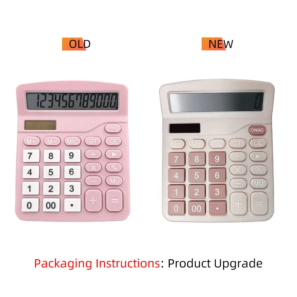 Cute Desktop Financial Office Computer Large Display Office Calculator