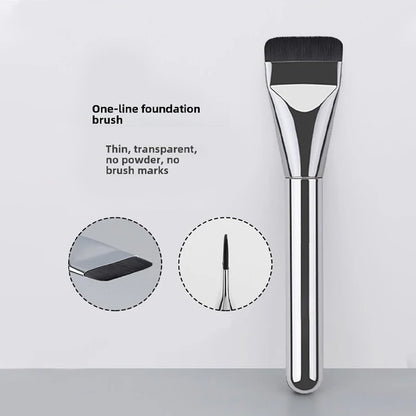 Beauty makeup tools one-word foundation brush do not eat powder flat head base makeup brush makeup brush