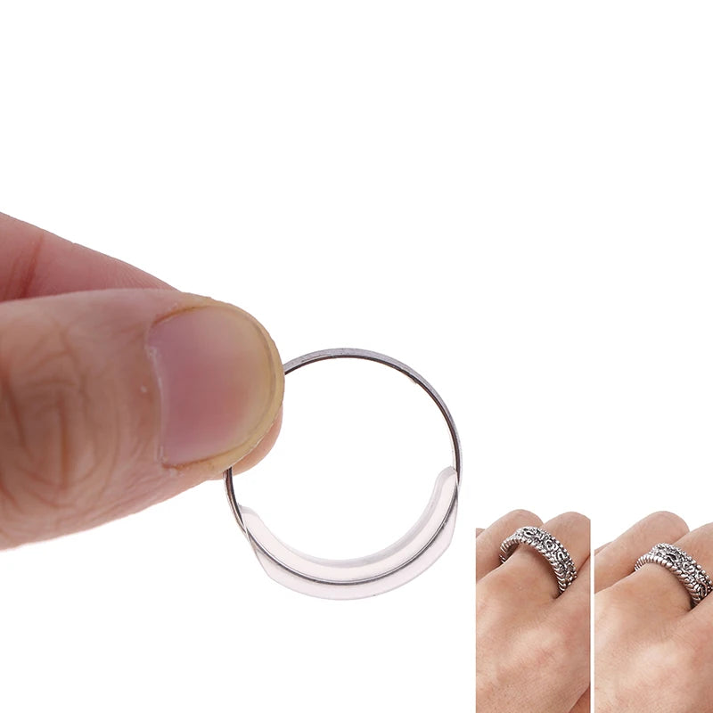 8pcs Silicone Invisible Ring Size Adjuster For Your Ring Tighten Reducer Ring Sizer Spacer Rings Guard