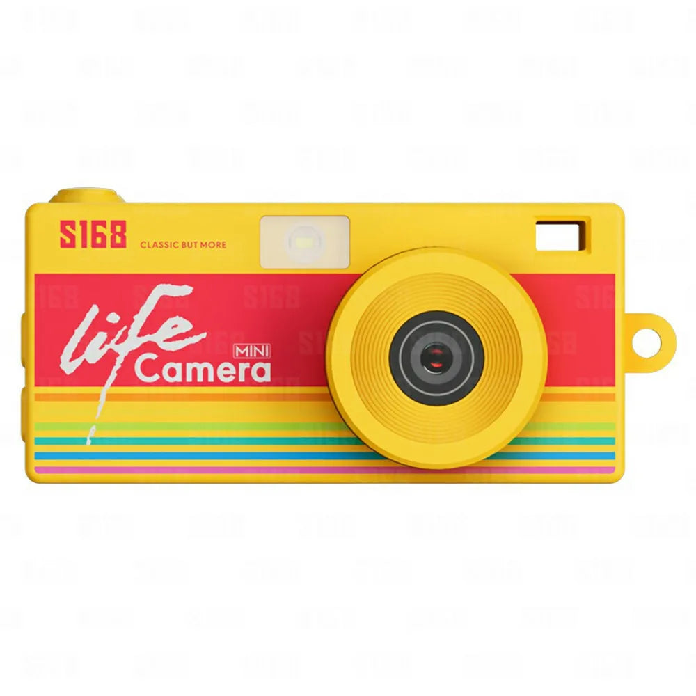 Thumb Keychain Camera 1.47inch Mini Action Camera Retro 2K HD Digital Camera CCD Thumb Camera with Flash Light Loop Recording