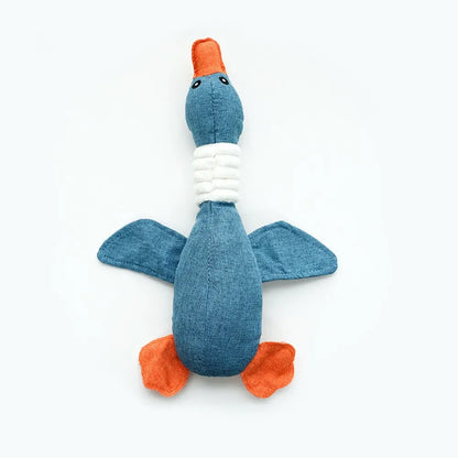 Pet Toys Geese Shape With Sound Bite Resistant Teeth Grinding Teeth Cleaning Supplies For Small Medium Large Dog Cat Pet