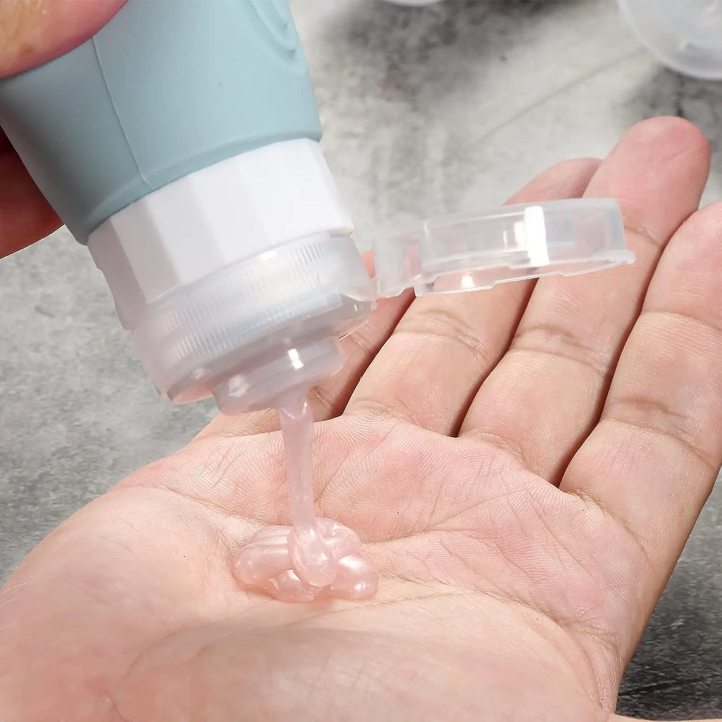 4pcs/set Travel Bottles for Toiletries, 90ml Travel Size Containers BPA Free Leak Proof Refillable Liquid Silicone Squeezable