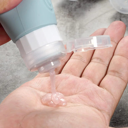 4pcs/set Travel Bottles for Toiletries, 90ml Travel Size Containers BPA Free Leak Proof Refillable Liquid Silicone Squeezable