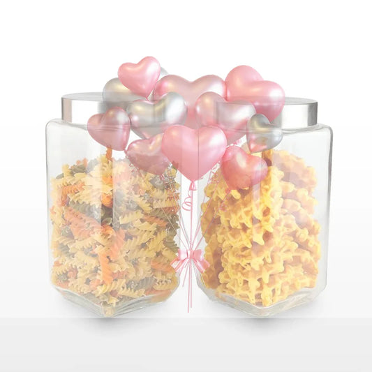 Glass Jar Stainless Steel Lid Storage Essentials Square Airtight Glass Jars For Storing Kitchen Grains