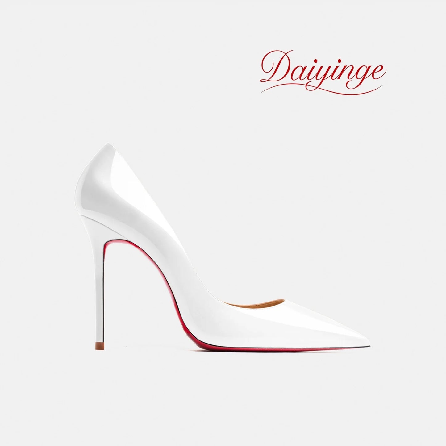 Heels For women 2026 Trend Leather Luxury Red Bottom High Heels 12cm Pointed Toe Stiletto Pumps Elegant Sexy Party Wedding Shoes