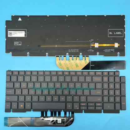 New English Keyboard For Dell G15(5510) G15(5511) G15(5515) G15(5520) G15(5525) Laptop Backlit