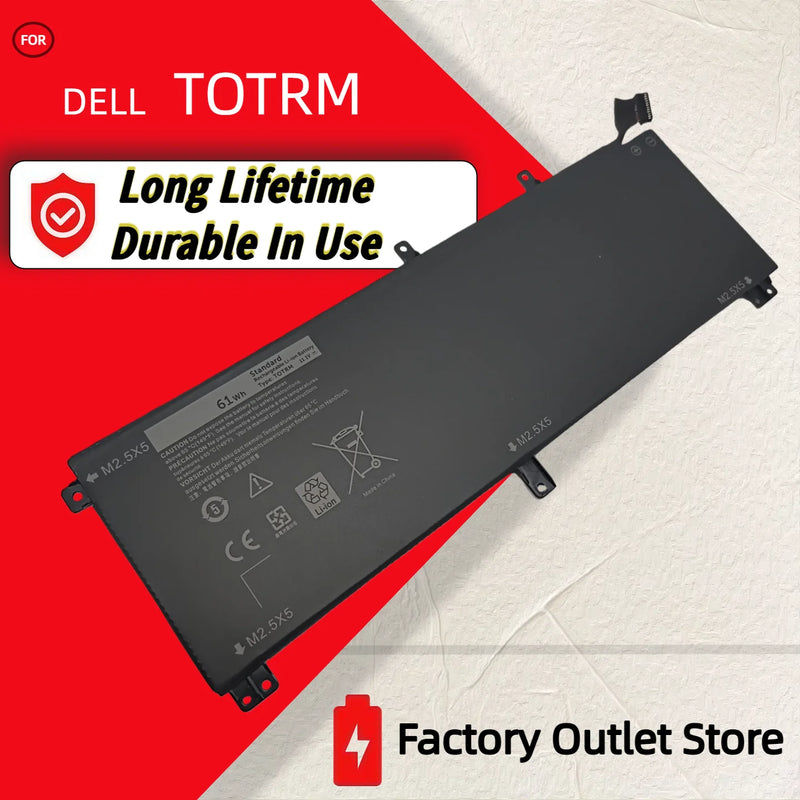 Wholesale And Retail ❗❗❗ TOTRM T0TRM Laptop Battery for For Dell XPS 15 9530 Precision M3800 H76MV 7D1WJ 24 Months Warranty