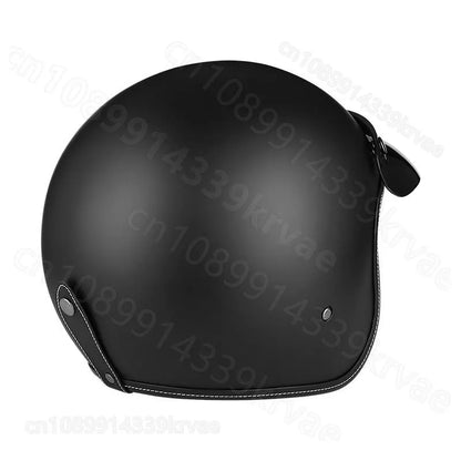 Motorcycle Retro Motorcycle Helmet Electric Vehicle Helmet Riding  3/4 Locomotive Helmet Motorcycle Equipments