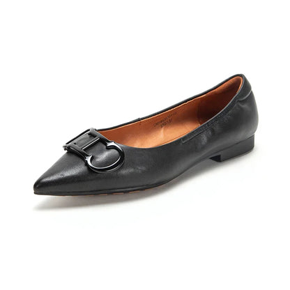 C-H Women's Flats Simple Solid Coloured Classic Fashionable Style Pointed Toe Suitable for Business Office Comfortable For Girls