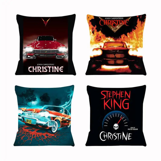 Halloween Christine Cushion Cover Comfortable Short Plush Pillow Cases Chair Car Sofa Pillow Cover Home Decorative SJ-317