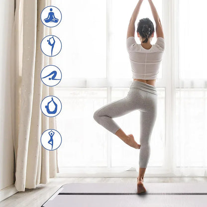 Factory Direct Inflatable Yoga Mat, Sport Gymnastics Tumbling Mat for Yoga Practice, Portable Floor Mat for Home and Studio