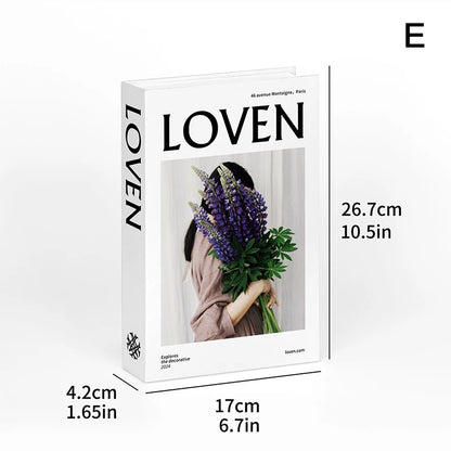 Fashion Fake Books Decoration Luxury Decorative Book Living Room Decor Simulation Book Home Decor Aesthetic Room Ornament