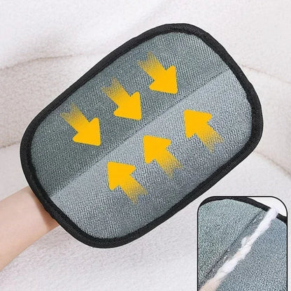 Pet Hair Removal Gloves Double Sided Reusable Grooming Tool for Dogs Cats Fur Static Cleaning Gloves for Carpets Furniture