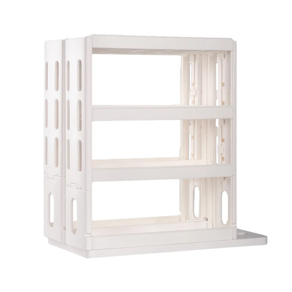 Spice Storage Rack,90 Degree Swivel Item Storage Rack, Countertop 3 Tier Storage Rack,Small Storage And Organizer Rack ﻿