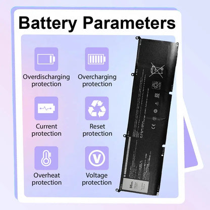 69KF2 Laptop Battery for Dell M15 R3 R4 R5 R6 R7 M17 R3 R4 XPS 15 9500 9510 9520 G7 15 7500 G15 5510 5515 5520 Precision 5550