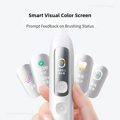 Xiaomi Mijia Smart Servo-Oscillation Electric Toothbrush Pro,IPX8 Waterproof & Travel Lock,180-day Long Battery Life,App Control