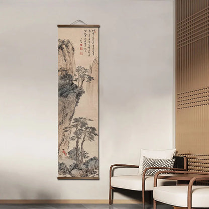 Chinese traditional landscape painting traditional classic art home decoration painting poster wall art  wall art decor canvas
