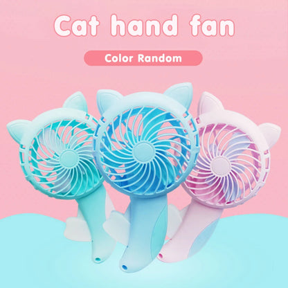 3-color Portable Handheld Fan, Hand Pressed Fan, Mini Portable Fan, Battery Free, Cute Home Fan, Cooling Cartoon Handheld Fan