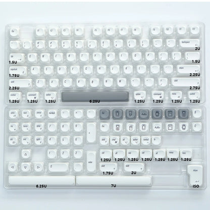 KBDiy 143 Keys/Set Russian Japanese Korean Matcha Keycap Green KOA PBT Keycaps for Mechanical Keyboard Caps for GMK67 GMK64 61