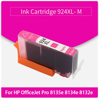 924 924XL 924e Compatible Ink Cartridge For HP OfficeJet Pro 8120e 8130e 8122e 8124e 8125e 8135e 8134e 8132e Printers