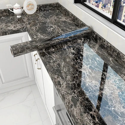 Tile Stickers Waterproof and Oil-proof Kitchen High Temperature Resistant Renovation Self-adhesive Cabinet Countertop Wallpaper