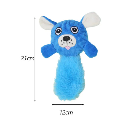 Animals Shape Squeaky Pet Toy for Small Dogs Plush Stuff Dog Chew Toys Interactive Puppy Maltese Mascotas Playing Accessories