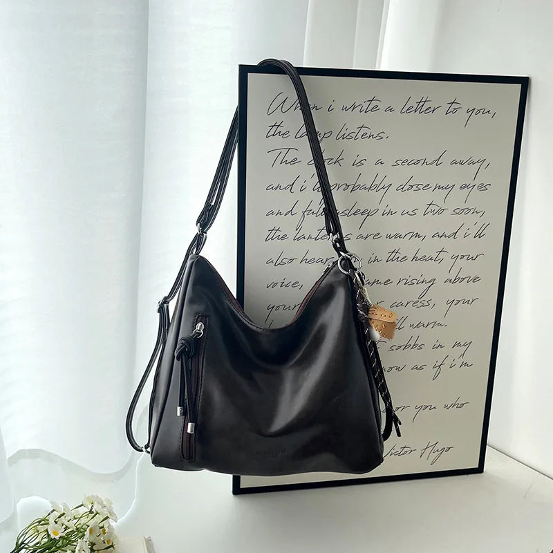 Multifunctional Tee-Use Women's Tote Bag Commuter Oulder Bag Crossbody Bag Faionable Versatile 2025 New Style Bolso Mujer Purse