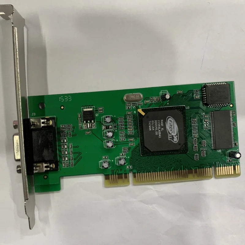 Desktop Computer PCI Graphics Card ATI Rage XL 8MB Tractor Card VGA Card for HISHARD BUDDY and So on Software