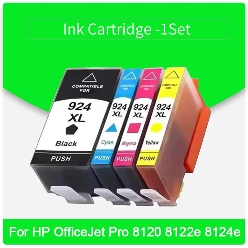 924 924XL 924e Compatible Ink Cartridge For HP OfficeJet Pro 8120e 8130e 8122e 8124e 8125e 8135e 8134e 8132e Printers
