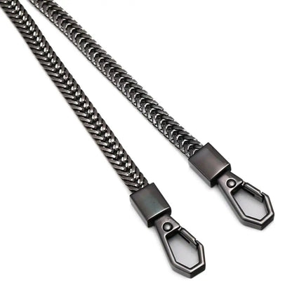 40/100/120cm Metal Bag Chain DIY Bag Strap 7mm Replacement Purse Chain Shoulder Bag Straps Small Handbag Purse Handle Chains