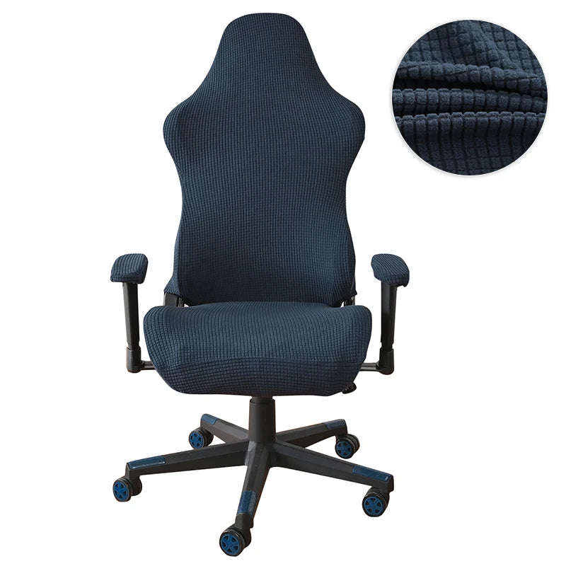 Simple Home Gaming Chair Cover Universal Computer Game Competitive Chair Seat Backrest Armrest Elastic Swivel Chair Covers Home