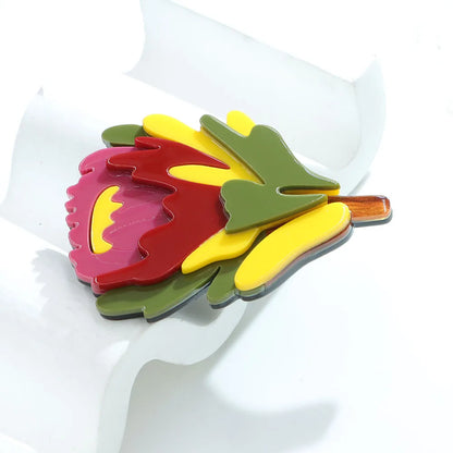 CINDY XIANG Acrylic Handmade Large Flower Brooch Summer Fahsion Jewelry