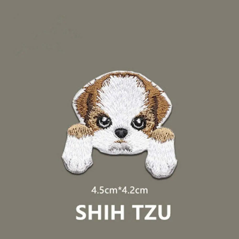 Cute Small Dog Baby's Clothes Patch Clothing Patches Applique Backpack Decoration