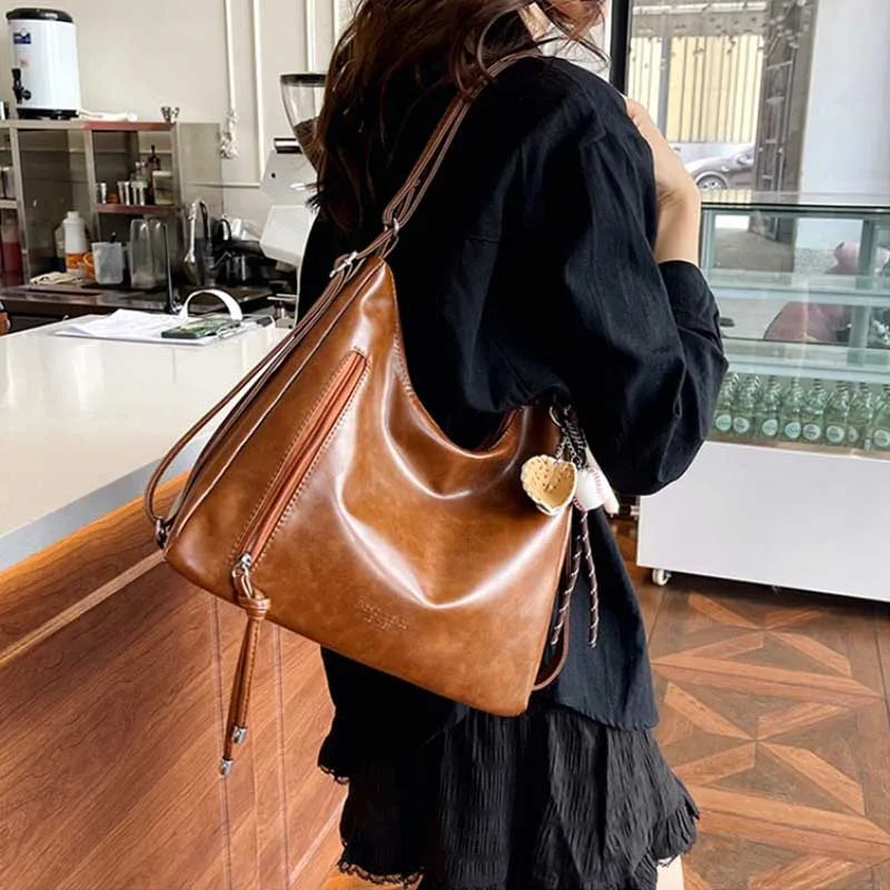 Multifunctional Tee-Use Women's Tote Bag Commuter Oulder Bag Crossbody Bag Faionable Versatile 2025 New Style Bolso Mujer Purse