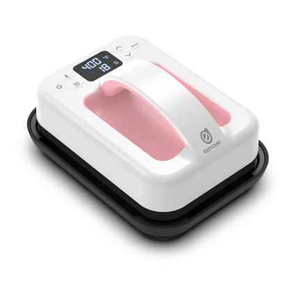 1PCS Heat Press Machine for T Shirts 7‘’x5'' Portable T Shirt Press Machine Fast Heat-up Iron Press Heat Transfer Machine(Pink)