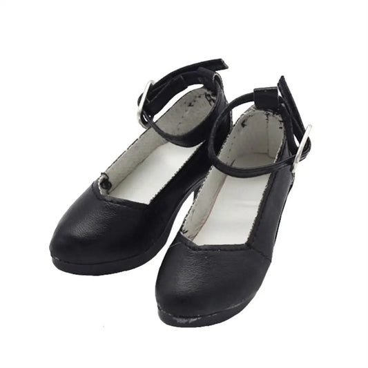 Dolls Accessories PU Leather Dolls Shoes Handmade Fashion Doll High Boots Casual Cute Doll High-heeled Shoes 60cm Dolls