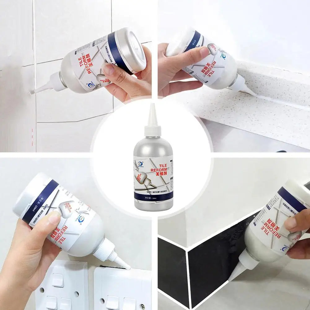 Waterproof Tile Repair Filler Seam Beauty Agent Ceramic Tile Grout Repair Fill Gaps Kitchen Bathroom Specific Mildew Proof