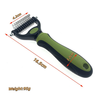 Pet Grooming Rake Dog Cat  Hair Shedding Comb Brush Deshedding Dematting Tool