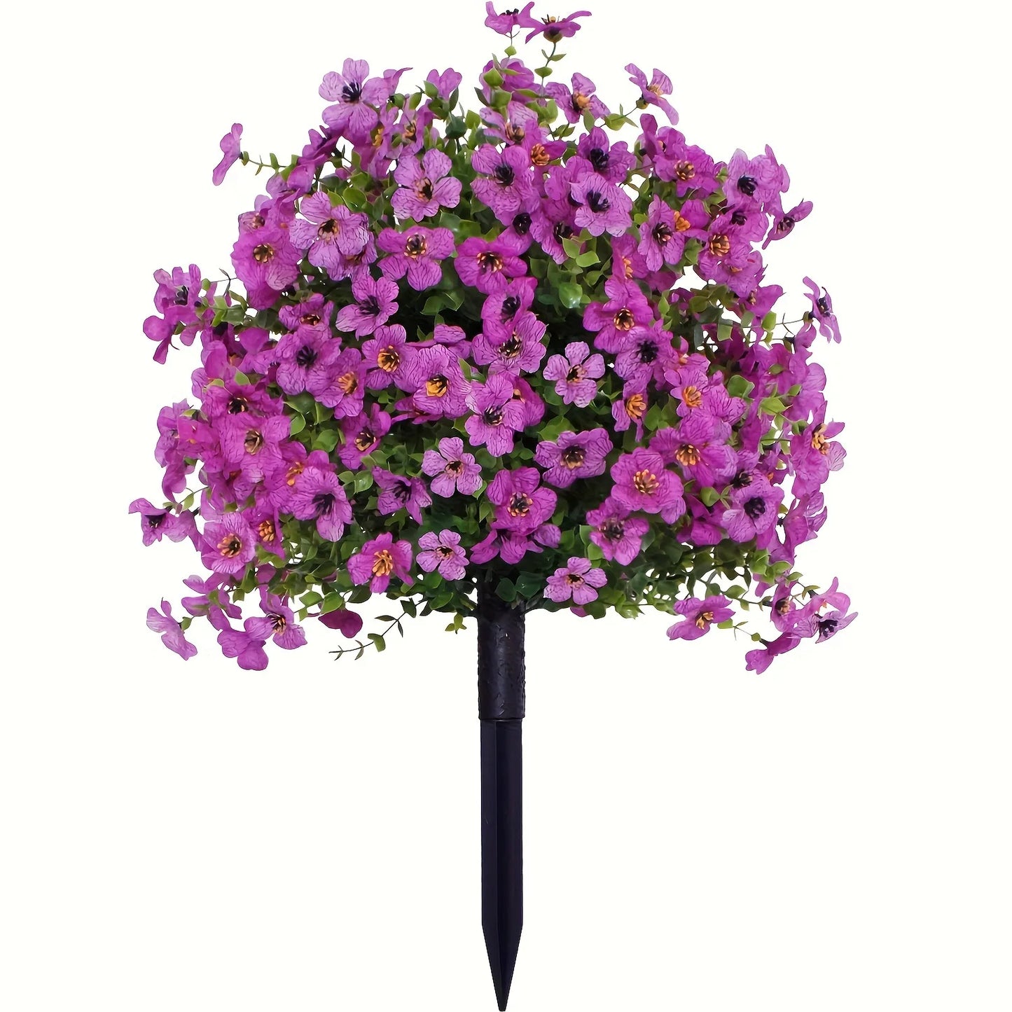 Artificial Flowers for Outdoor Indoor Garden Home Decoration Faux Daisy with Eucalyptus Leaves Fake Plants Greenery Porch Patio