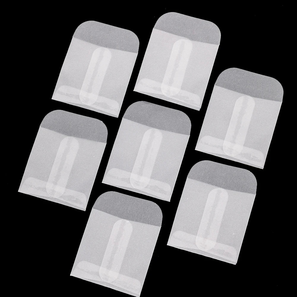 50Pcs White Translucent Jewelry Storage Bag For Card Earring Necklace Bracelet Gift Packaging Storage Mini Envelopes Wholesale