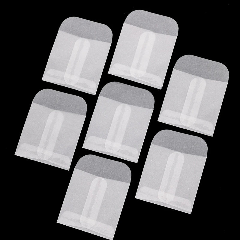 50Pcs White Translucent Jewelry Storage Bag For Card Earring Necklace Bracelet Gift Packaging Storage Mini Envelopes Wholesale