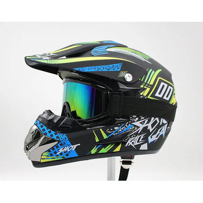 2019 New Flip Up Motorcycle Helmet Children motocross Off Road Helmet ATV Dirt bike Downhill MTB DH racing helmet.