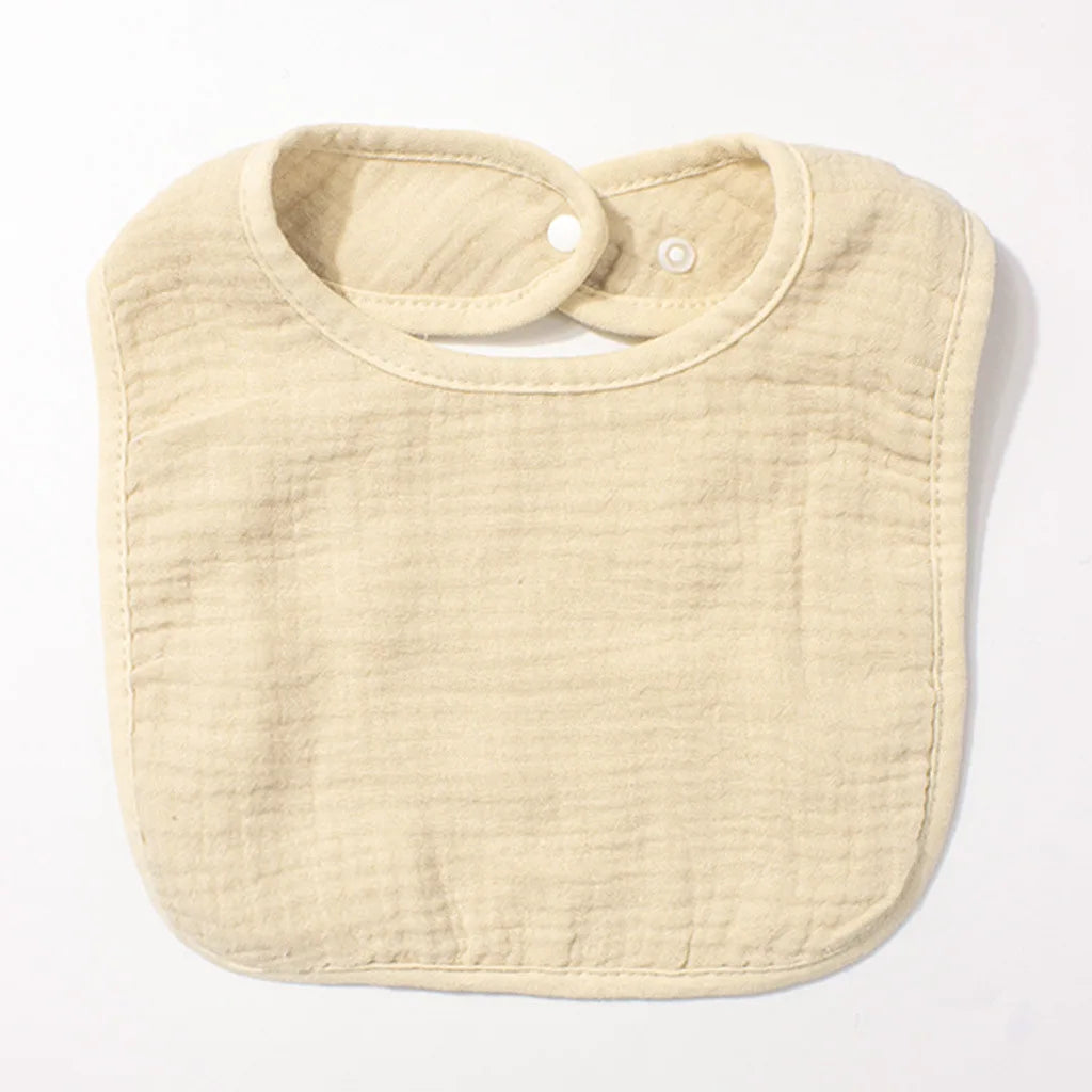 Mother and Baby Category A Children's Saliva Towel, Baby Cotton Gauze Absorbent Bib, Infant Anti-Spill Feeding Essential