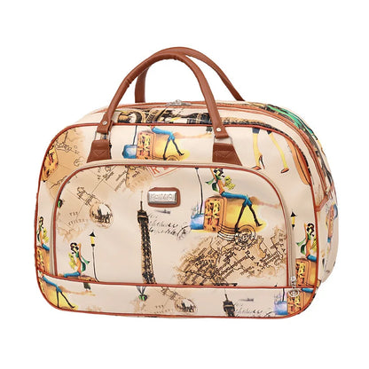 2022 Fashion Cartoon Print Travel Bags for Women Large Travel Handbag Men Weekend Multifunctional Duffle Bag Shoulder Travel Bag