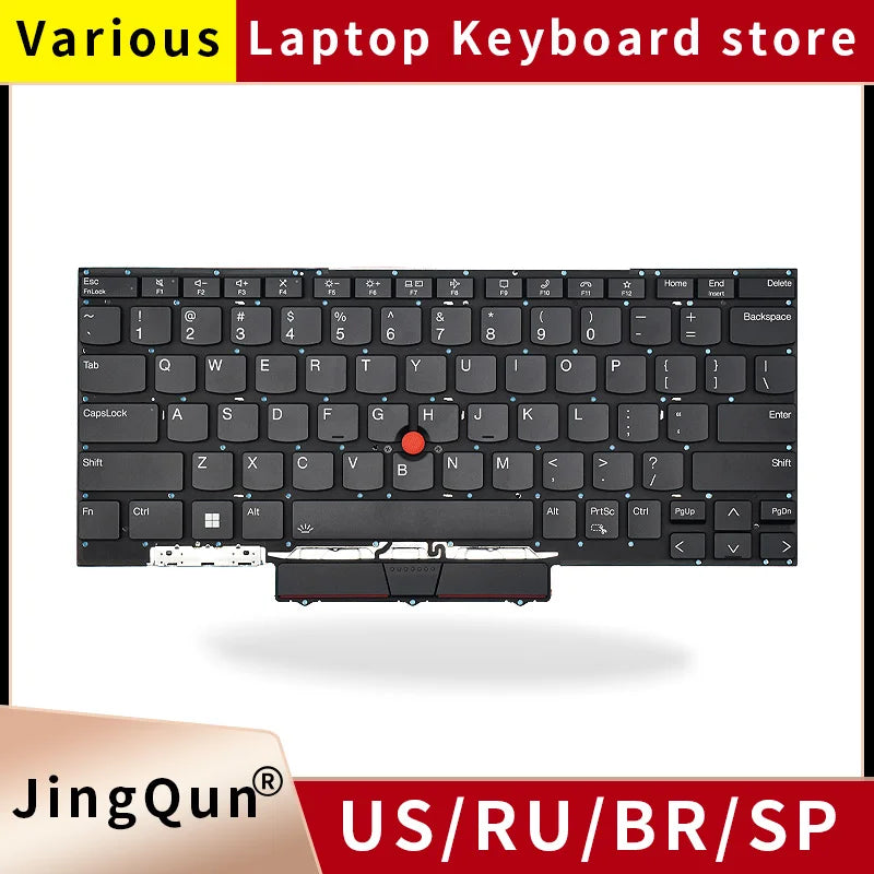 Replacement US/RU Russian Laptop Keyboard For Lenovo ThinkPad Lenovo X1 Nano Gen1 X1 Nano Gen2 With Backlit