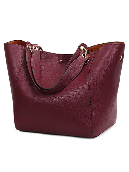 Pahajim Handbags for Women Large Tote Bag PU Leather Waterproof Handbags Shoulder Bag Womens Top Handle Bag for Work Shopping Ba