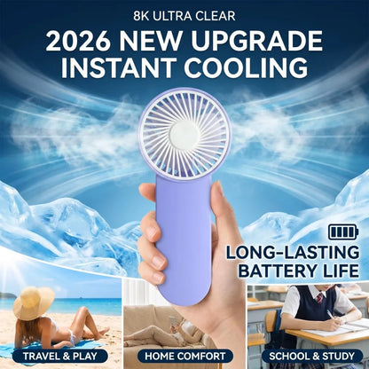 Portable Handheld Cooling Fan For Outdoor Travel, Portable, For Student Dormitory, Small Electric Fan Adjustable Single Speed