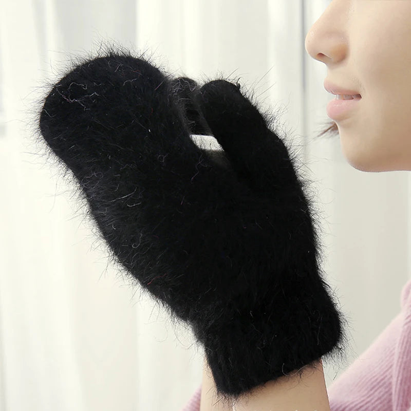 Gloves women's winter cute plush warm riding gloves women gloves womens gloves women winter gloves winter gloves women