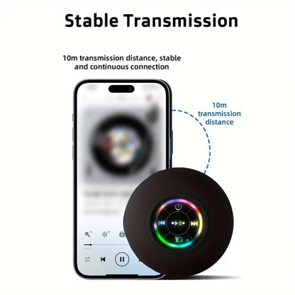 Portable Wireless Bluetooth Speaker IPX4 Waterproof Loudspeaker Outdoor Sports Bathroom Large Suction Cup Mini Stereo Sound Box
